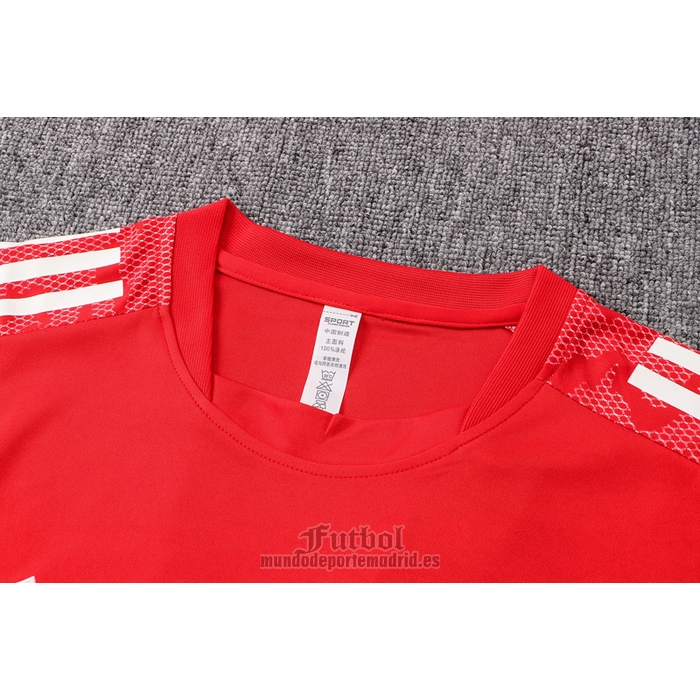 Chandal del Manchester United Manga Corta 2021-2021 Rojo
